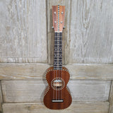 Ohana Soprano SK-28 Blem Vintage Nunes Style All Solid Mahogany Ukulele v251