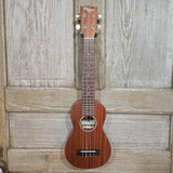 Ohana Super Soprano Long Neck SK-30M Blem All Solid Mahogany Satin Ukulele v264