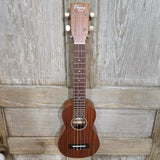 Ohana Super Soprano Long Neck SK-30M Blem All Solid Mahogany Satin Ukulele v264