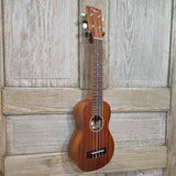 Ohana Super Soprano Long Neck SK-30M Blem All Solid Mahogany Satin Ukulele v264