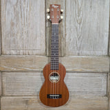 Ohana Super Soprano Long Neck SK-30M Blem All Solid Mahogany Satin Ukulele v266