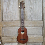 Ohana Tenor Neck Super Soprano Tenor Neck SK-30L All Solid Mahogany Ukulele v267