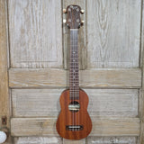 Ohana Tenor Neck Super Soprano Tenor Neck SK-30L All Solid Mahogany Ukulele v269