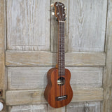 Ohana Tenor Neck Super Soprano Tenor Neck SK-30L All Solid Mahogany Ukulele v269