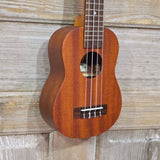 Ohana Tenor Neck Super Soprano Tenor Neck SK-30L All Solid Mahogany Ukulele v269
