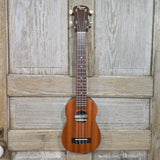Ohana Tenor Neck Super Soprano Tenor Neck SK-30L All Solid Mahogany Ukulele v270