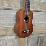 Ohana Tenor Neck Super Soprano Tenor Neck SK-30L Blem All Solid Mahogany Ukulele v272