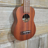 Ohana Tenor Neck Super Soprano Tenor Neck SK-30L Blem All Solid Mahogany Ukulele v273