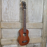 Ohana Tenor Neck Super Soprano Tenor Neck SK-30L Blem All Solid Mahogany Ukulele v274