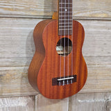 Ohana Tenor Neck Super Soprano Tenor Neck SK-30L Blem All Solid Mahogany Ukulele v274