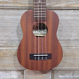 Ohana Tenor Neck Super Soprano Tenor Neck SK-30L Blem All Solid Mahogany Ukulele v276