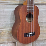 Ohana Tenor Neck Super Soprano Tenor Neck SK-30L Blem All Solid Mahogany Ukulele v276