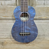 Ohana Soprano SK-15WBL Steel Blue Laminate Willow Ukulele v285