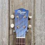 Ohana Soprano SK-15WBL Steel Blue Laminate Willow Ukulele v286