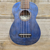 Ohana Soprano SK-15WBL Steel Blue Laminate Willow Ukulele v286