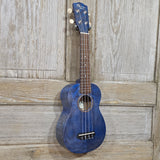 Ohana Soprano SK-15WBL Steel Blue Laminate Willow Ukulele v286