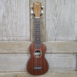 Ohana Soprano SK-35 All Solid Mahogany Matte Geared Tuners Ukulele v289