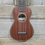 Ohana Soprano SK-35 All Solid Mahogany Matte Geared Tuners Ukulele v289