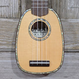 Ohana Pineapple Sopranissimo TTPK-70G All Solid Spruce / Mahogany Teenie Tiny Ukulele v290