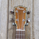 Ohana Pineapple Sopranissimo TTPK-70G All Solid Spruce / Mahogany Teenie Tiny Ukulele v290