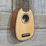 Ohana Pineapple Sopranissimo TTPK-70G All Solid Spruce / Mahogany Teenie Tiny Ukulele v290