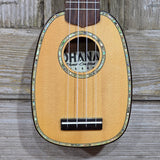 Ohana Pineapple Sopranissimo TTPK-70G All Solid Spruce / Mahogany Teenie Tiny Ukulele v291