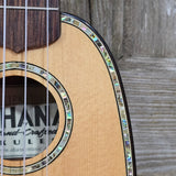 Ohana Pineapple Sopranissimo TTPK-70G All Solid Spruce / Mahogany Teenie Tiny Ukulele v291
