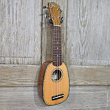 Ohana Pineapple Sopranissimo TTPK-70G All Solid Spruce / Mahogany Teenie Tiny Ukulele v291