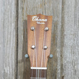 Ohana Soprano SK-390 All Solid Koa Vintage Martin 3M-Style Ukulele with Hard Case v302