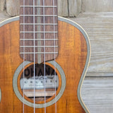 Ohana Soprano SK-390 All Solid Koa Vintage Martin 3M-Style Ukulele with Hard Case v302