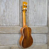 Ohana Soprano SK-390 All Solid Koa Vintage Martin 3M-Style Ukulele with Hard Case v302