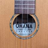 Ohana Tenor TK-55 All Solid Cedar/ Rosewood Satin Comfort Edge Ukulele v308