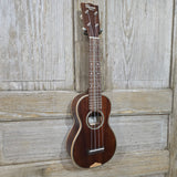 Ohana Soprano SK-490 All Solid Premium Koa Vintage Martin 3M-Style Ukulele with Hard Case v311
