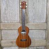Ohana Concert CK-10 Starter Pack Laminate Mahogany Ukulele, Bag, Tuner, Strap, Button v313