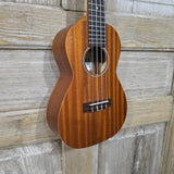 Ohana Concert CK-10 Starter Pack Laminate Mahogany Ukulele, Bag, Tuner, Strap, Button v314