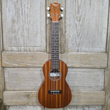 Ohana Concert CK-10 Starter Pack Laminate Mahogany Ukulele, Bag, Tuner, Strap, Button v315