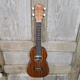 Ohana Concert CK-10 Starter Pack Laminate Mahogany Ukulele, Bag, Tuner, Strap, Button v315