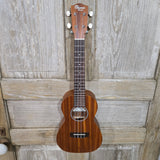 Ohana Concert CK-10 Starter Pack Laminate Mahogany Ukulele, Bag, Tuner, Strap, Button v316