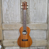 Ohana Concert CK-10 Starter Pack Laminate Mahogany Ukulele, Bag, Tuner, Strap, Button v317