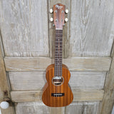 Ohana Concert CK-10 Starter Pack Laminate Mahogany Ukulele, Bag, Tuner, Strap, Button v317
