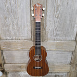 Ohana Concert CK-10 Starter Pack Laminate Mahogany Ukulele, Bag, Tuner, Strap, Button v318