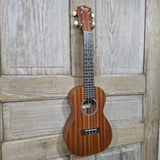 Ohana Concert CK-10 Starter Pack Laminate Mahogany Ukulele, Bag, Tuner, Strap, Button v318