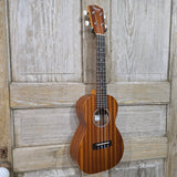 Ohana Concert CK-10 Starter Pack Laminate Mahogany Ukulele, Bag, Tuner, Strap, Button v320