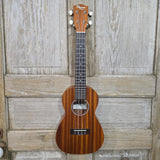 Ohana Concert CK-10 Starter Pack Laminate Mahogany Ukulele, Bag, Tuner, Strap, Button v321