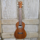 Ohana Concert CK-10 Starter Pack Laminate Mahogany Ukulele, Bag, Tuner, Strap, Button v324