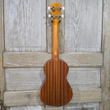 Ohana Concert CK-10 Starter Pack Laminate Mahogany Ukulele, Bag, Tuner, Strap, Button v325