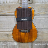Ohana Concert CK-350G All Solid Koa with Abalone Gloss Ukulele with Hardcase v332