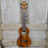 Ohana Concert CK-350G All Solid Koa with Abalone Gloss Ukulele with Hardcase v332