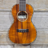 Ohana Concert CK-350G All Solid Koa with Abalone Gloss Ukulele with Hardcase v332