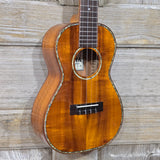 Ohana Concert CK-350G All Solid Koa with Abalone Gloss Ukulele with Hardcase v332